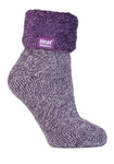 Chaussettes de détente originales Roedean pour dames avec dessus en plumes