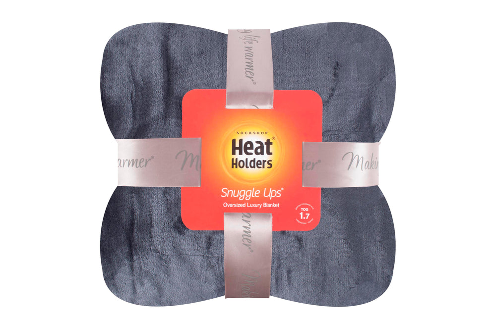 Couverture/jet thermique en polaire de luxe - Argent antique