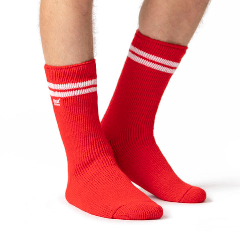 Chaussettes à rayures pour support de football pour hommes HEAT HOLDERS