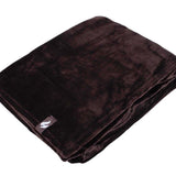 Couverture/jet thermique en polaire de luxe - Chocolat chaud