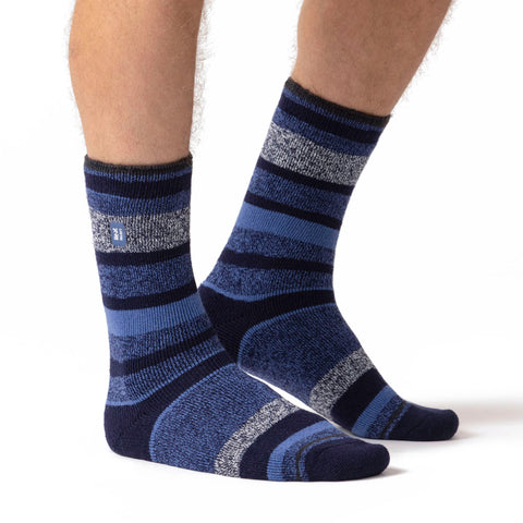 Chaussettes Homme HEAT HOLDERS LITE Stripe Middlewood