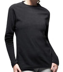 Haut de sous-vêtement thermique ORIGINAL pour femmes avec supports thermiques - Noir - 4 tailles