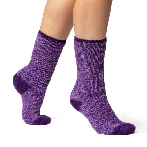 Femmes HEAT HOLDERS Twist Socks Primrose