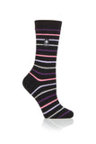 Chaussettes Femme Ultra Lite Riga Stripe - Noir