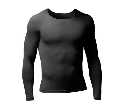 Haut de sous-vêtement thermique ULTRA LITE pour hommes Heat Holders - Noir  - 5 tailles